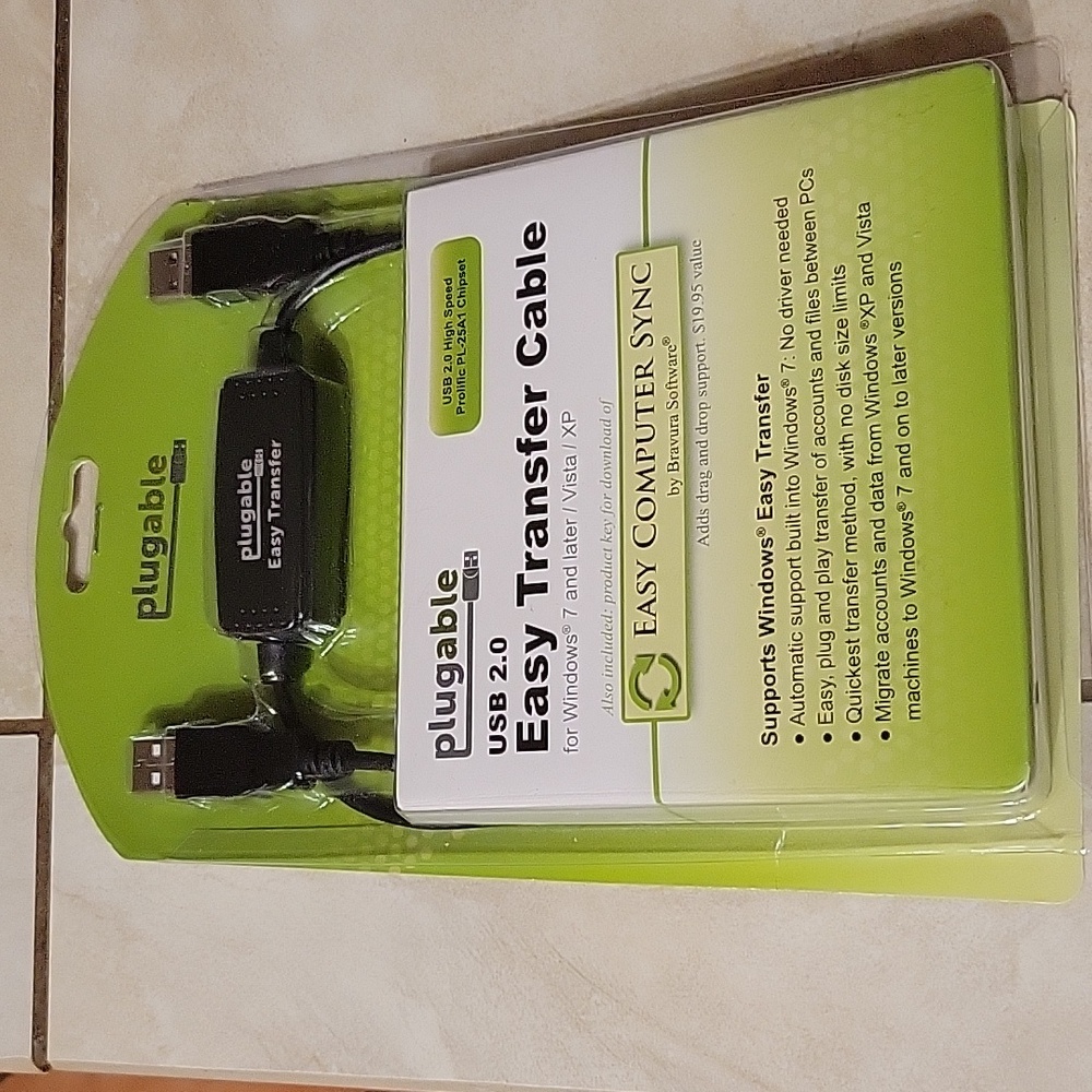 Plugable 2.0 Easy Transfer Cable